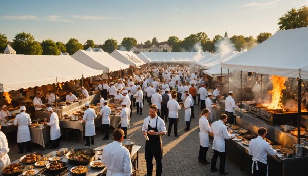 Célébrer la gastronomie lors du grand festival