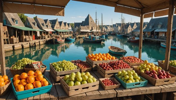 Quel port breton découvrir pour un plateau de fruits ?