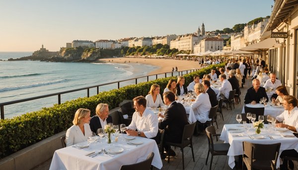 Quels sont les restaurants près de Biarritz qui ont au moins une étoile ?