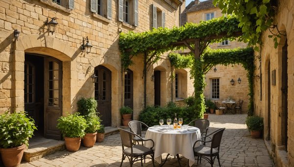 Quels sont les avantages et les inconvénients de manger dans un restaurant avec terrasse à Sarlat ?