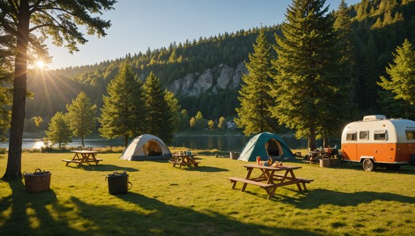 Où trouver un camping à Lyon près du restaurant des bouchons lyonnais ?