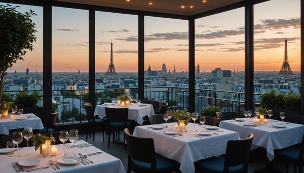 Quels sont les meilleurs restaurants avec vue sur Paris ?